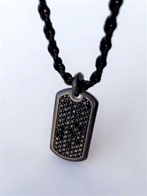 men's dog tag necklaces designer.